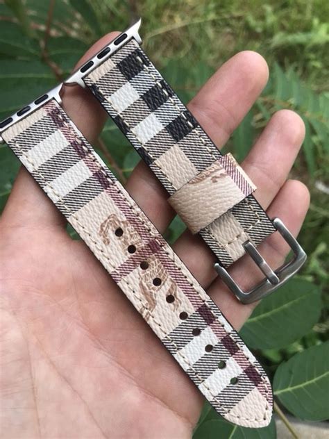 burberry watch bands mens|burberry apple watch band 44mm.